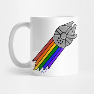 Rainbow starship Mug